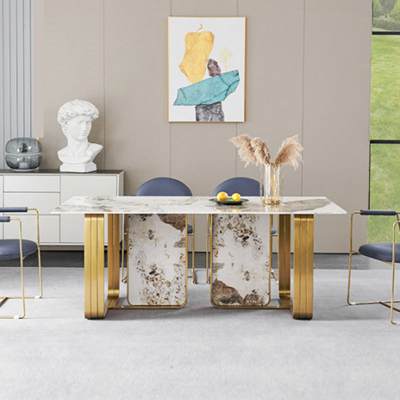 Mira Gold Dining Table 200 x 100cm