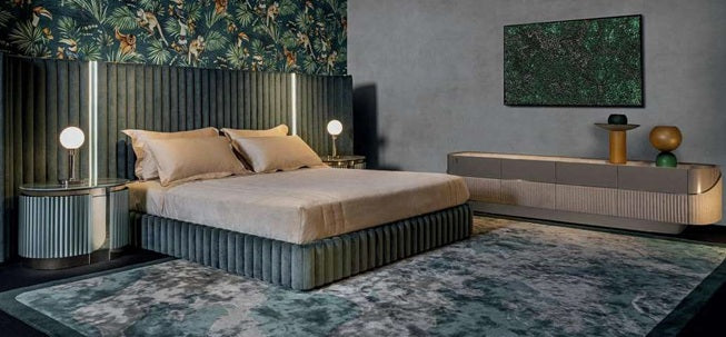 NIMA Velvet Bedroom Set