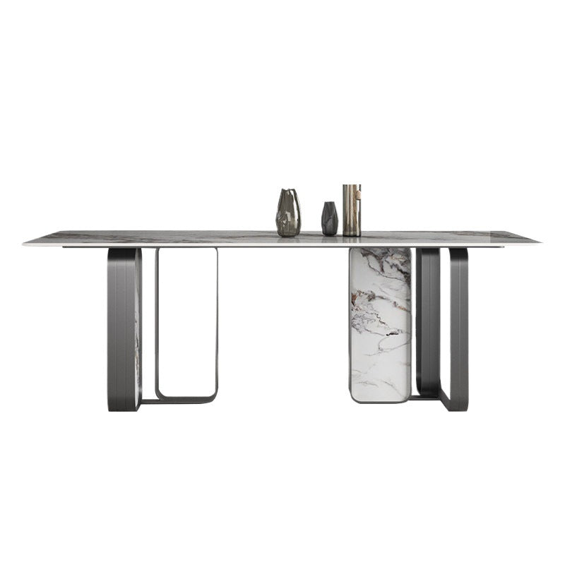 Miras Black Dining Table – 180 × 90 cm