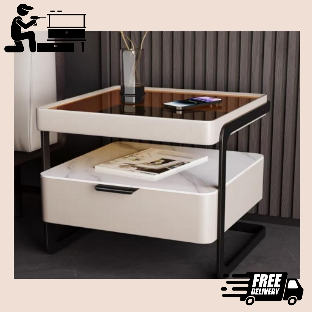 ISAVIO Bedside Table