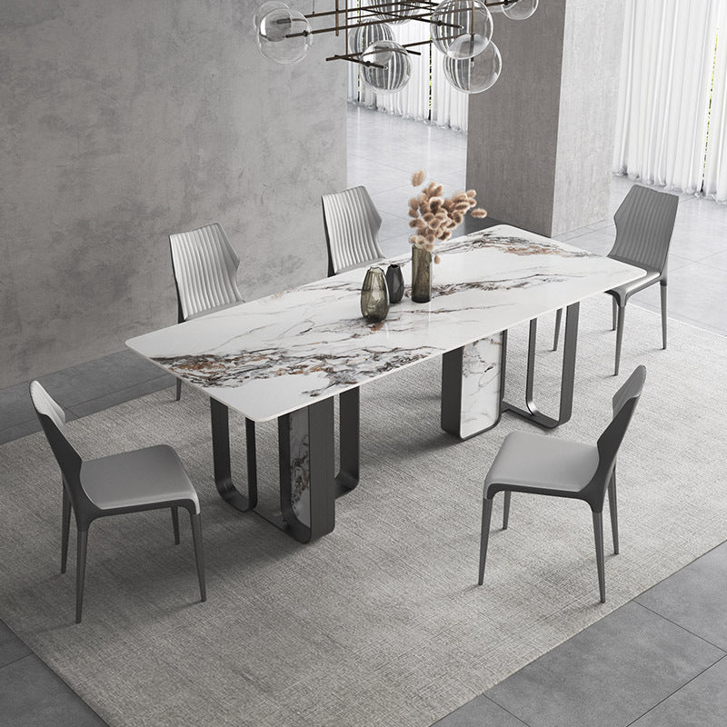 Miras Black Dining Table – 180 × 90 cm