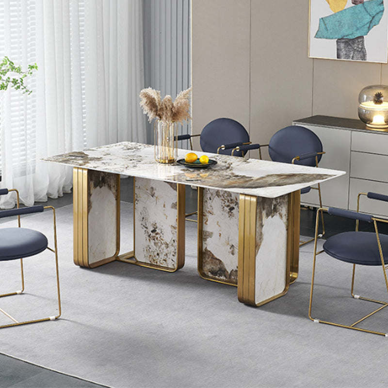 Mira Gold Dining Table 200 x 100cm