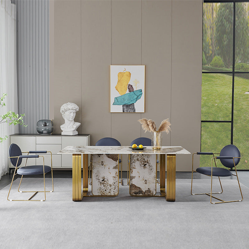 Mira Gold Dining Table 200 x 100cm