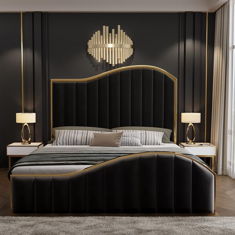Piano Bed Frame – Black