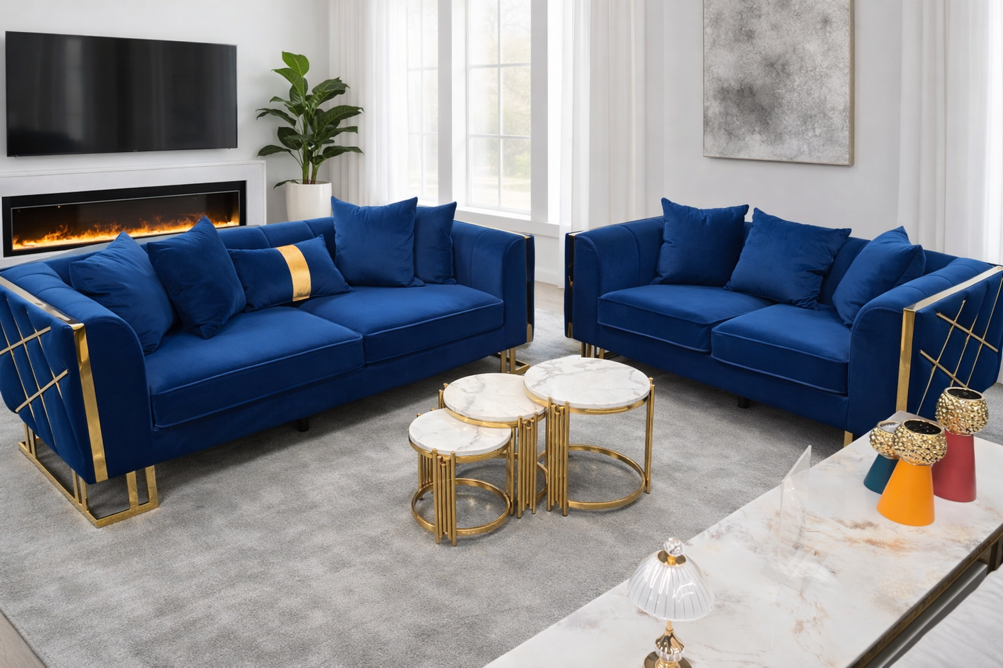 Milan Sofa Set – 3 + 2 Seater