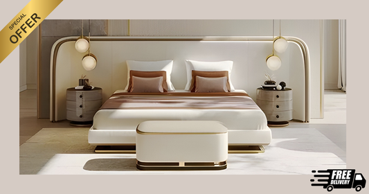 EONIA Leather Bedroom Set