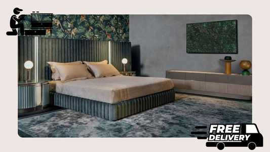 NIMA Velvet Bedroom Set