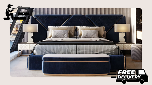 SYLVA Velvet Bedroom Set